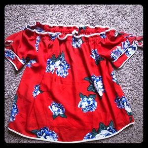 Off the shoulder top